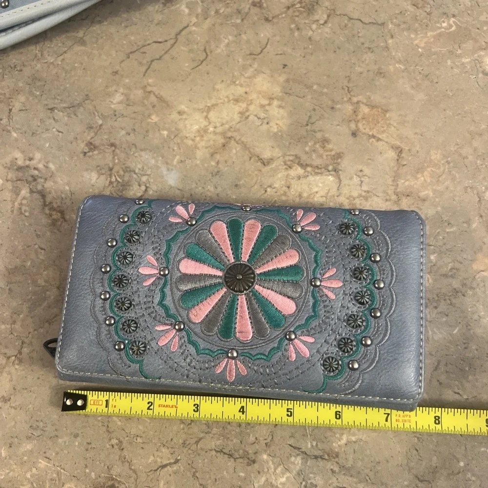 Montana West Western Country Concealed Carry Purse Embroidered + Wallet‎